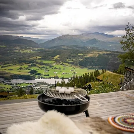 Family Cabin, Sunny Terrace And Amazing Views Semesterbostad Voss